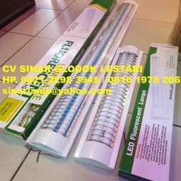 Kap Lampu RM Kisi Garis TL 2x40 dan 2x20 Elektronik Ballast